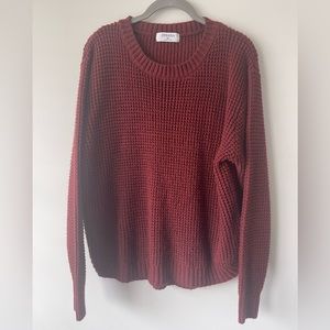 Maroon Knit Sweater